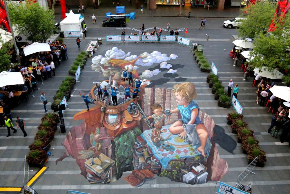 Australia’s Largest Street Painting