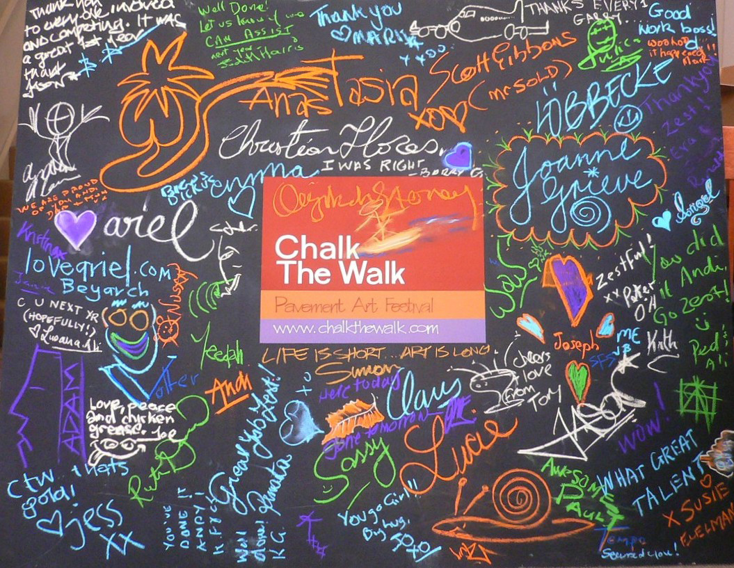 Chalk the Walk closing
